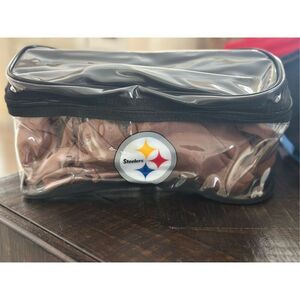 Pittsburgh Steelers NFL Clear Makeup Bag Toiletries Bag